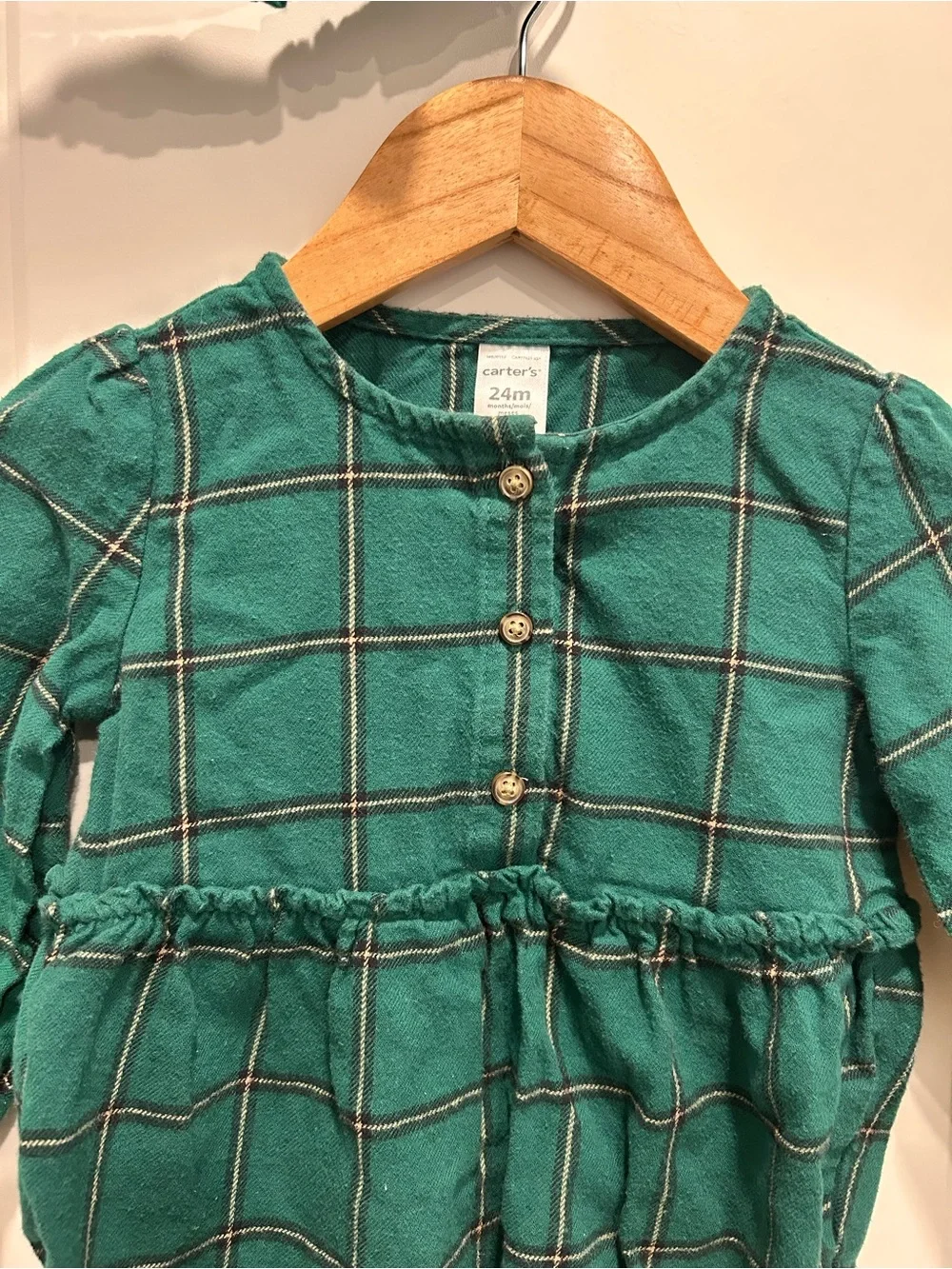 Plaid Romper with headband